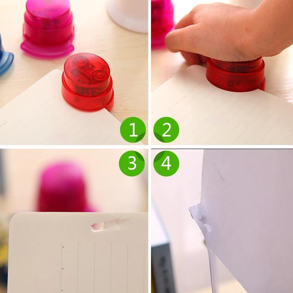 Прозрачный степлер бытовой бумажный для бумаги зажим канцелярские