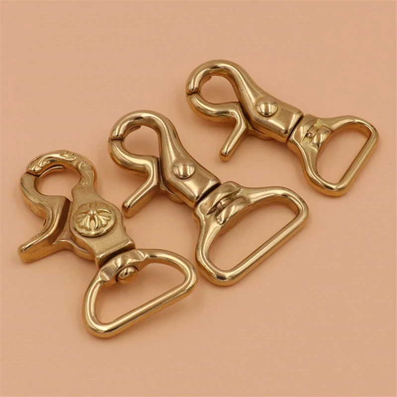 Новинка латунная веревка для собак застежка сумок ручной работы застежка-крючок