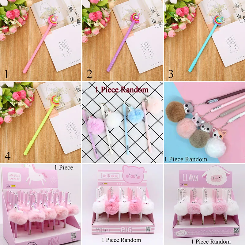 1 шт. розовые зеркальные ручки в виде лебедя для школы подарки девочек милые