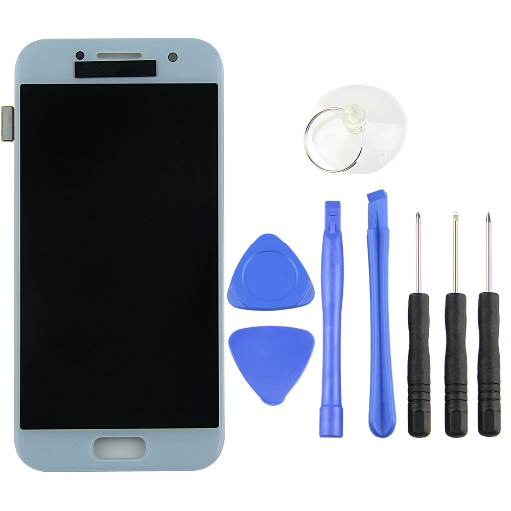 100% тестирование оригинальный ЖК дисплей для Samsung Galaxy A3 2017 A320 SM A320F A320FL A320Y с