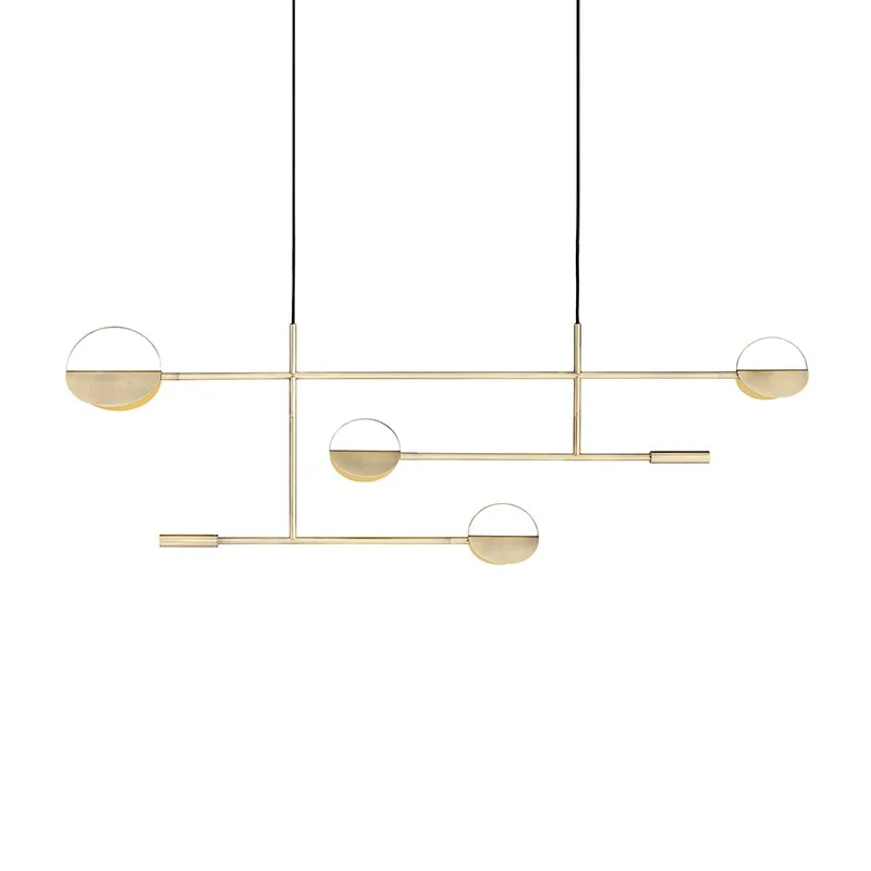 Минималистичные светильники в скандинавском стиле для ресторана постмодерн