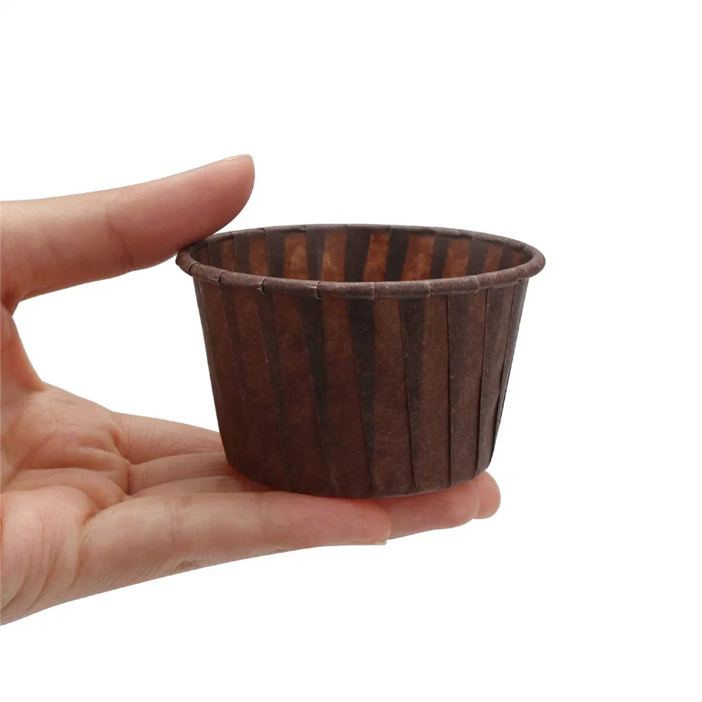 100 шт./упак. подставки для кексов бумажные чашки выпечки 2 5 дюйма круглые края