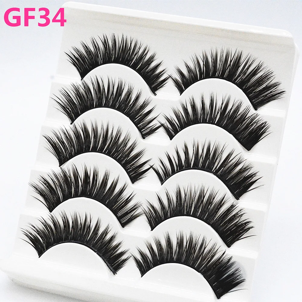 MJS 5 на 5D норковые ресницы накладные наращивание макияж оптовая продажа