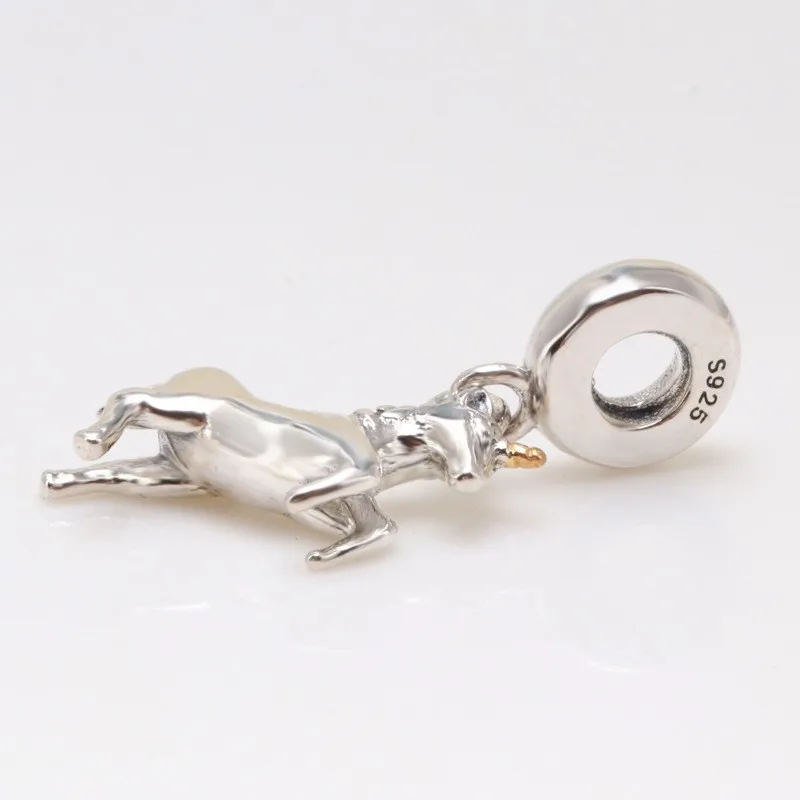 

2020 New 925 Sterling Silver Charm Unicorn Beast Pendant Fit Pandora Women Bracelet & Necklace Diy Jewelry