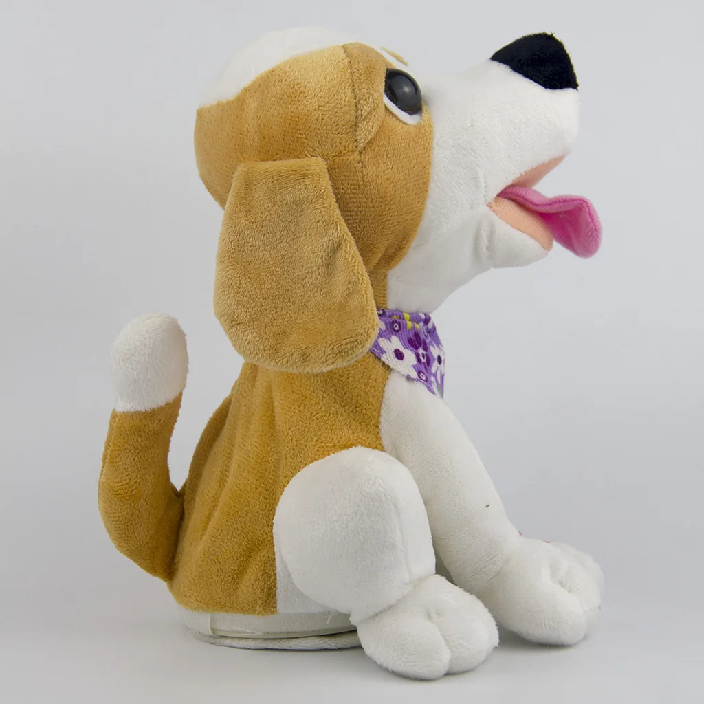 Электрические плюшевые игрушки креативная кукла собака лабрадор забавные