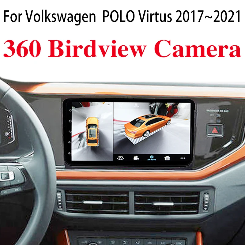 

For Volkswagen VW POLO Virtus MK6 AW 2017~2021 Car Audio Navigation Stereo Carplay DVR 360 Birdview Around 4G System