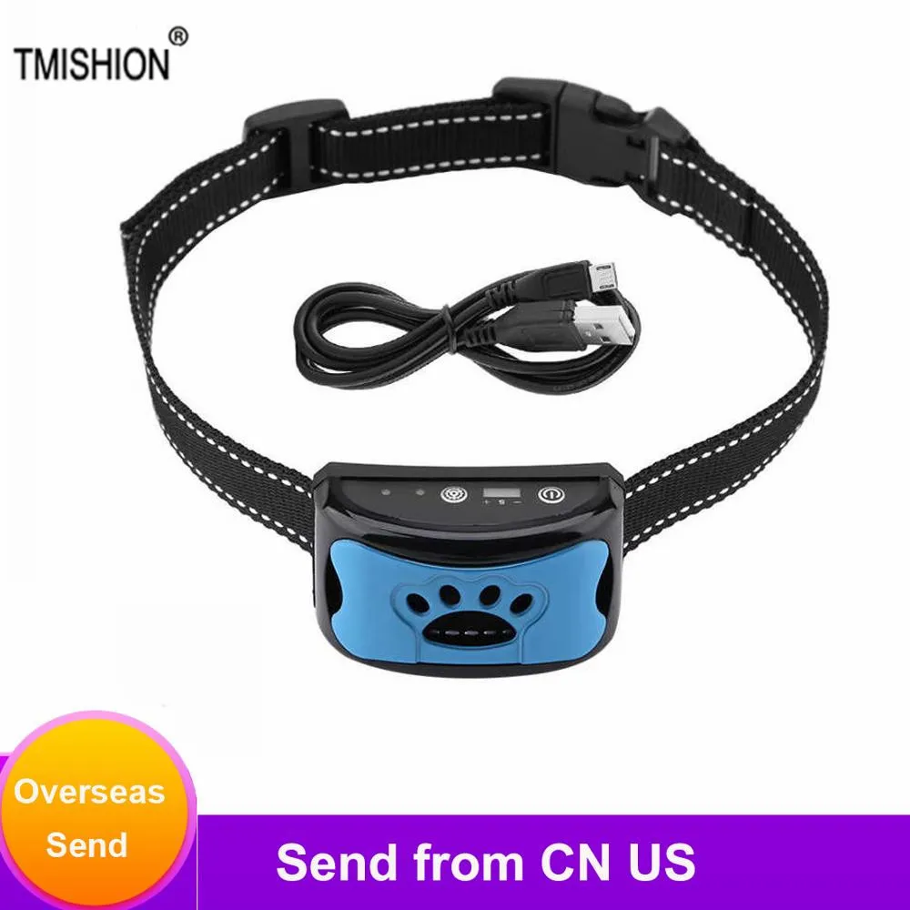 Ошейник для дрессировки собак водонепроницаемый Ультразвуковой ошейник с USB