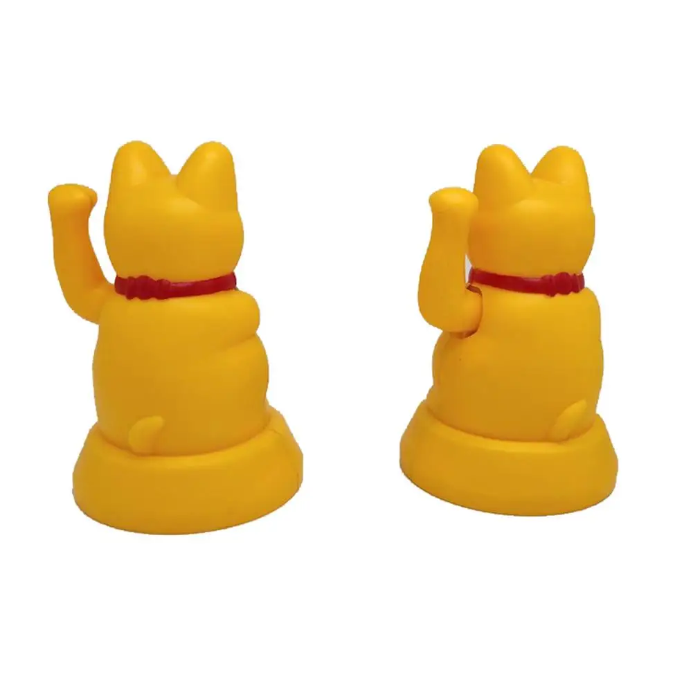 Китайский Лаки богатство развевающийся кошка Золотая ручной Cat домашний декор