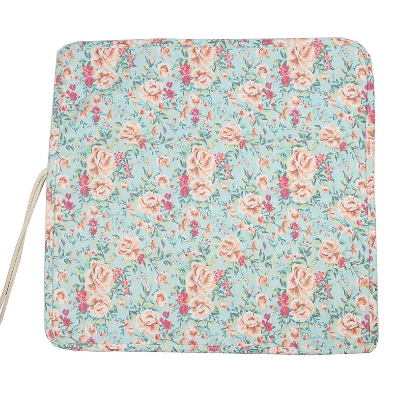 

20 Pockets Art Paint Brushes Case Roll Up Pen Holder Canvas Pouch Bag