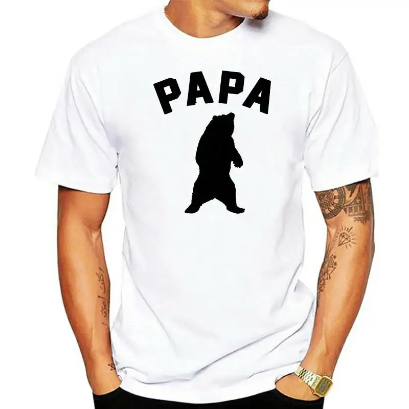 

Papa Bear T Shirt Fathers Day Dad Life Baby Shower New Daddy Reveal Guy Gift Tee