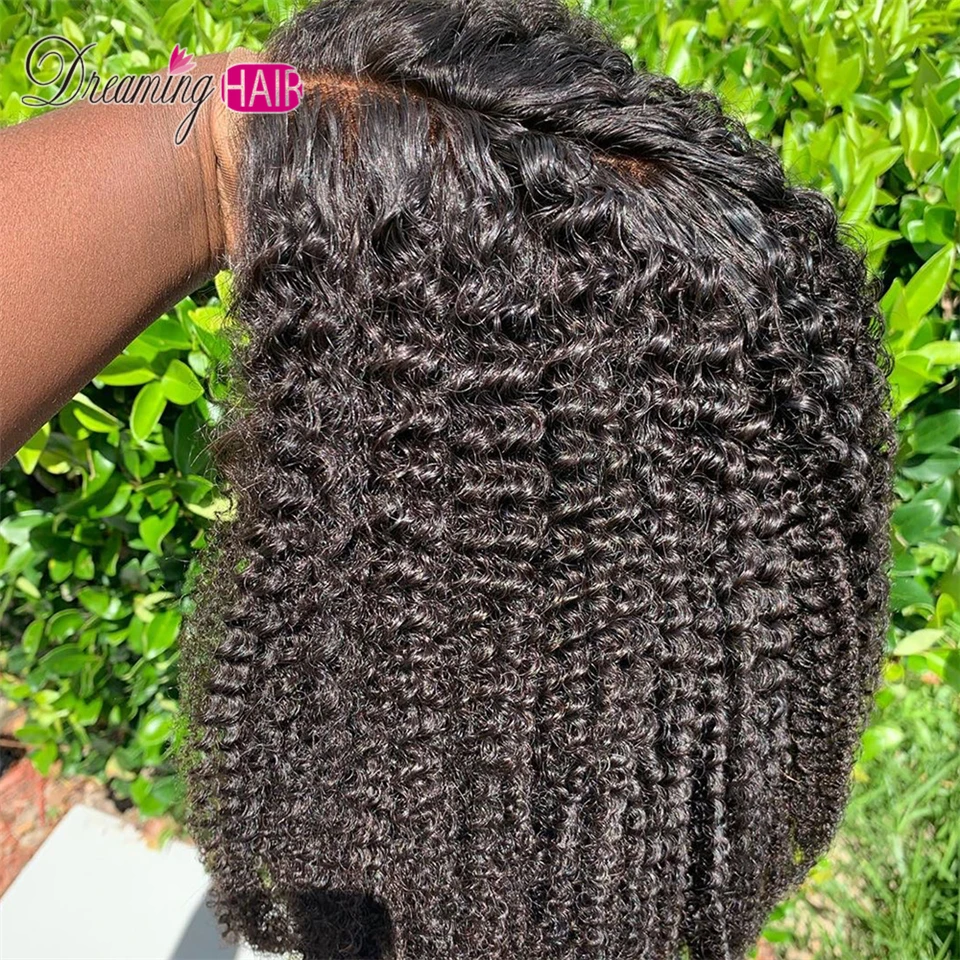 150% афро кудрявые короткие парики с коротким Бобом предварительно собранными