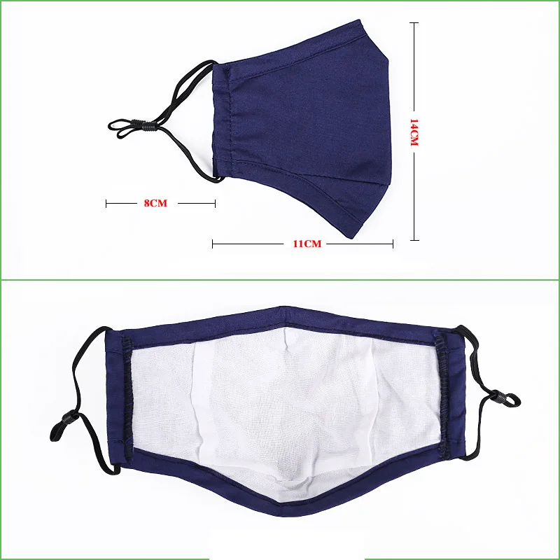 Маска женская хлопковая многоразовая черная с логотипом на заказ 12 шт. |