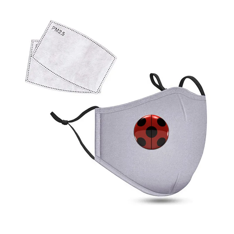 Хлопковая маска для лица нейтральная моющаяся дышащая защита от пыли и ветра 2