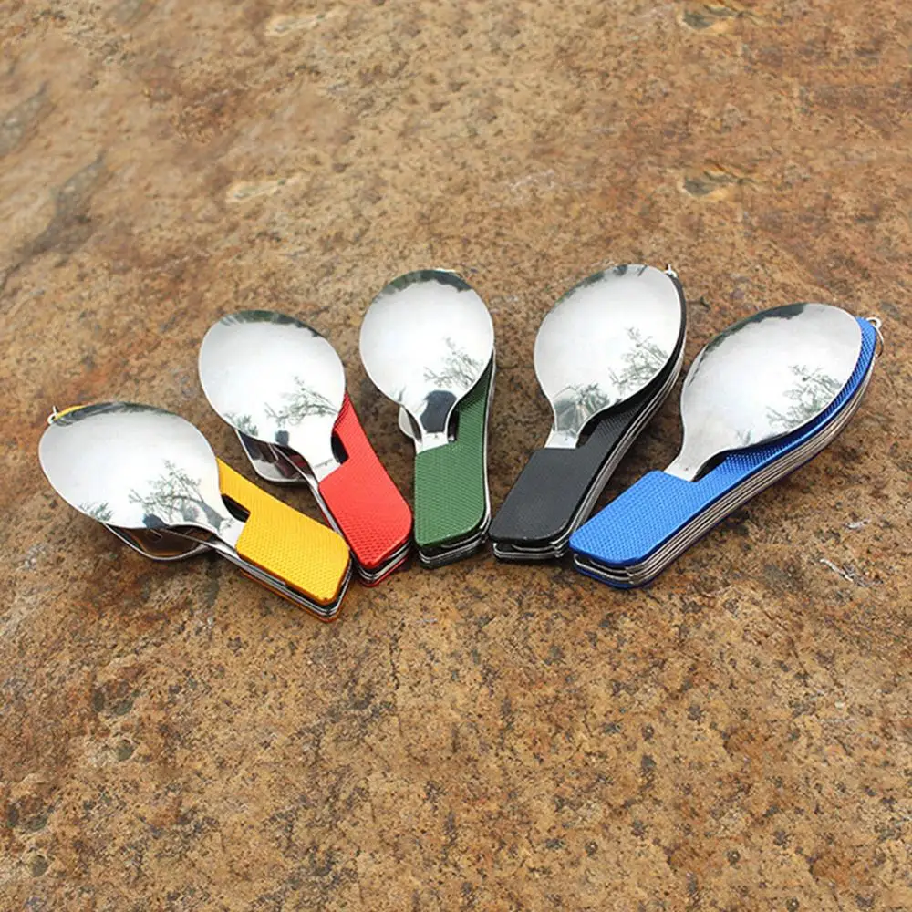 1 шт. столовая посуда для кемпинга принадлежности готовки на открытом воздухе 4 в