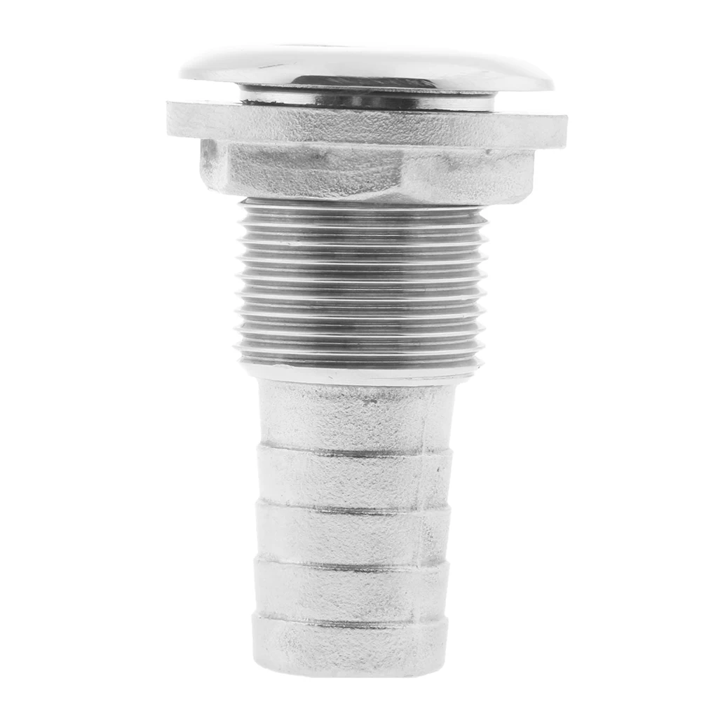 

Heavy Duty 316 Stainless Steel Marine Boat Thru Hull Fitting 3/4' Hose Barb
