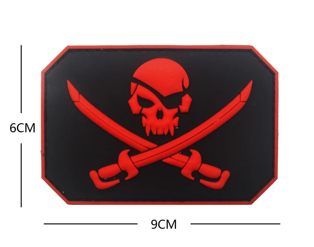 Jolly Roger Флаг патч бязь Джек Череп пират ПВХ Боевая тактическая Jolly сенсорная застежка патч тактический боевой значок нашивки