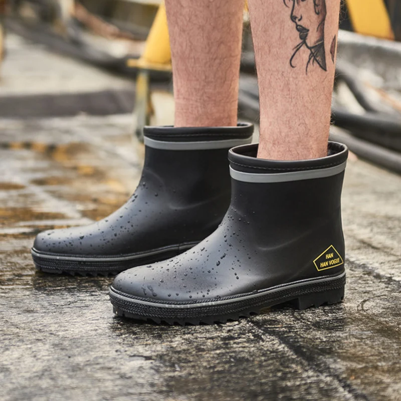 Модная повседневная обувь Короткие непромокаемые водонепроницаемая для мужчин