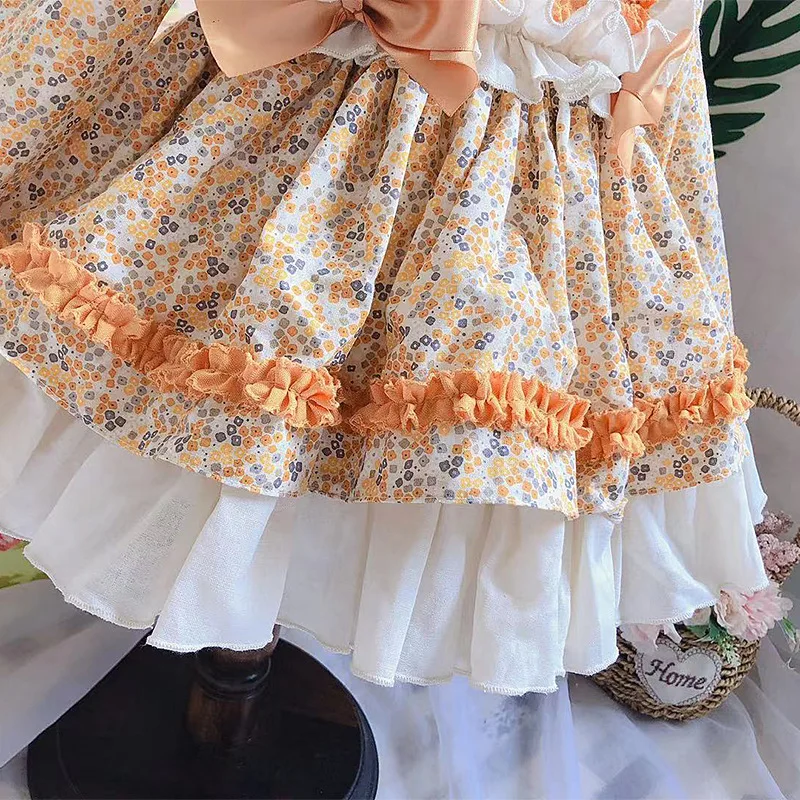 Autumn Spanish Children's Dress Pompong Princess Baby Girls Birthday Wedding Christmas Thanksgiving | Детская одежда и обувь