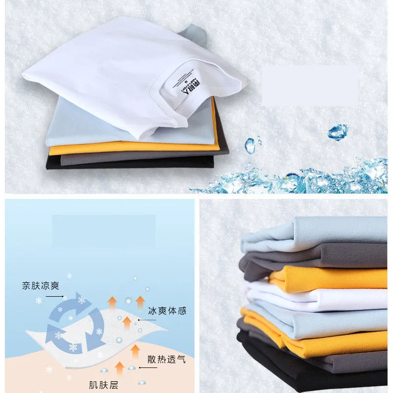 

Summer Fashion Men's T Shirt Short Sleeve T Shirt Men's Clothing Trend Casual Slim Cotton Men's T-shirt Short Sleeve Print