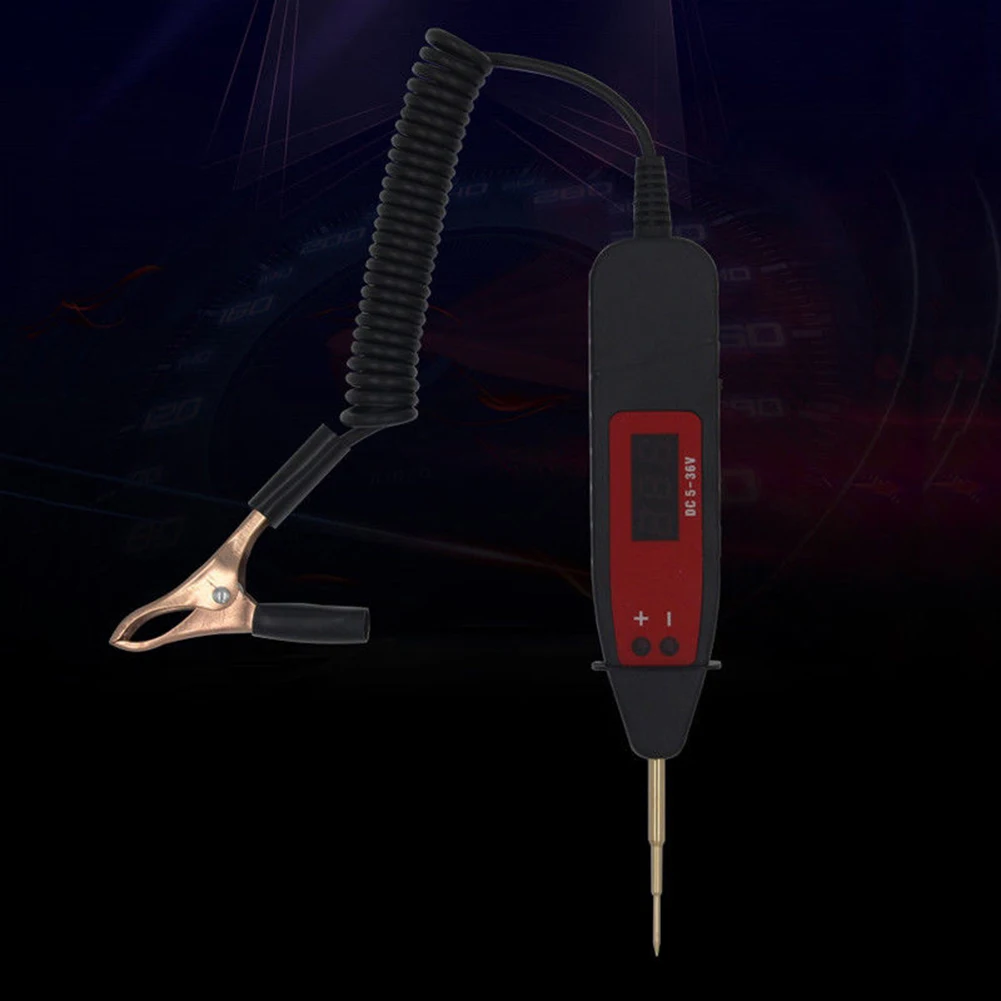 

Durable 5-36V Car LCD Digital Electric Voltage Power Test Pen Probe Detector NonContact Tester Accessory LED Light Test Tools