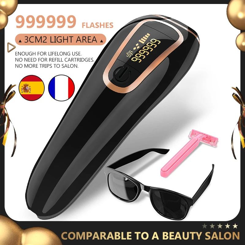 Профессиональный Перманентный IPL эпилятор с лазером для удаления волос женщин