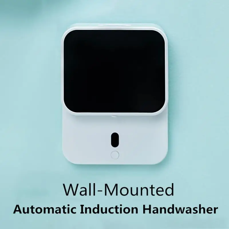 

New Wall-mounted LED Screen Hand Washing Automatic Induction Foam Soap Dispenser Household Smart Infrared Sensor Public Places