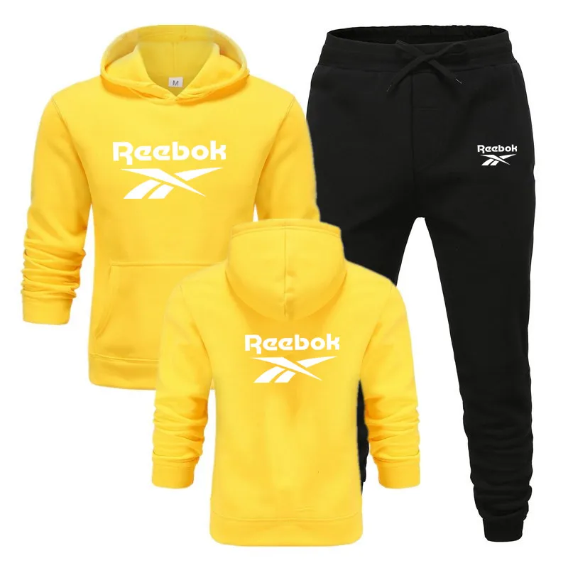 

2021 New Men's Fall/Winter Hoodie + Casual Sportswear Men's Sportswear Gym Brand Clothing Sports Suit