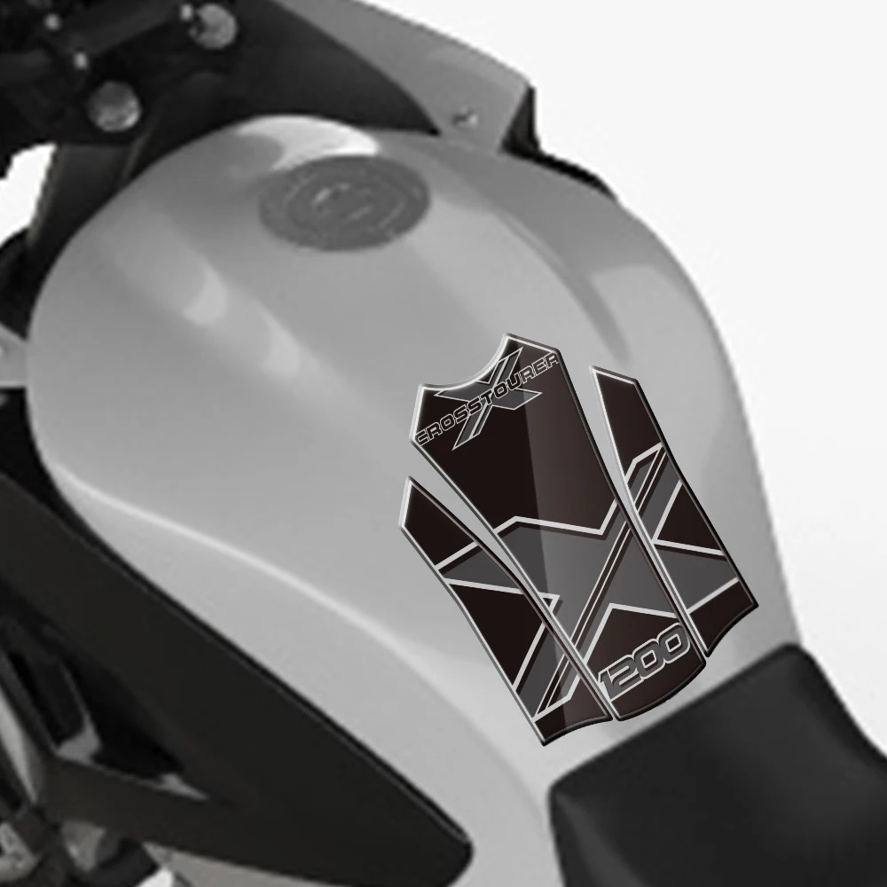 

Наклейки для мотоцикла Honda VFR1200X Crosstourer 2012 2013 2014, 3D наклейки на топливный бак, защитные наклейки Fishbone