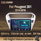 Автомагнитола 2DIN, Android 10, для Peugeot 301, 2014-2016, GPS-навигация, мультимедийный проигрыватель, DVD