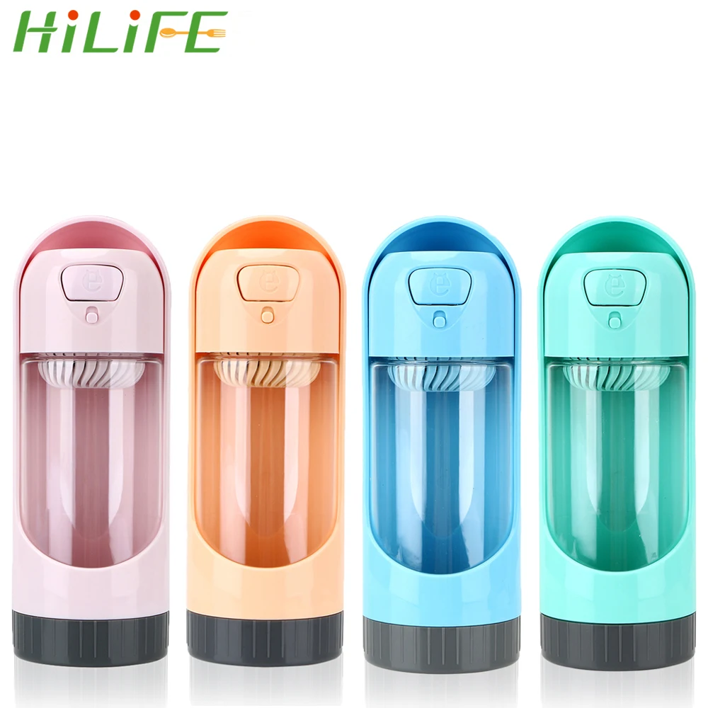 

HILIFE 300 мл Pet Dog бутылка для воды для маленьких больших собак Путешествия щенок кошка питьевые миски открытый питатель воды для домашних живот...