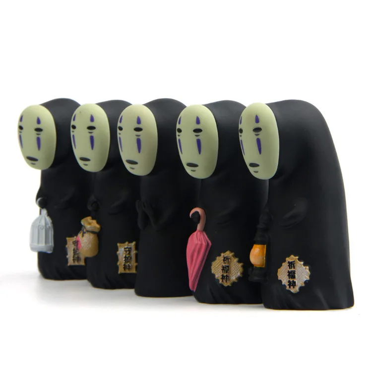 Аниме Миядзаки Хаяо человек без лица с призраком забавная модель из ПВХ 8 см