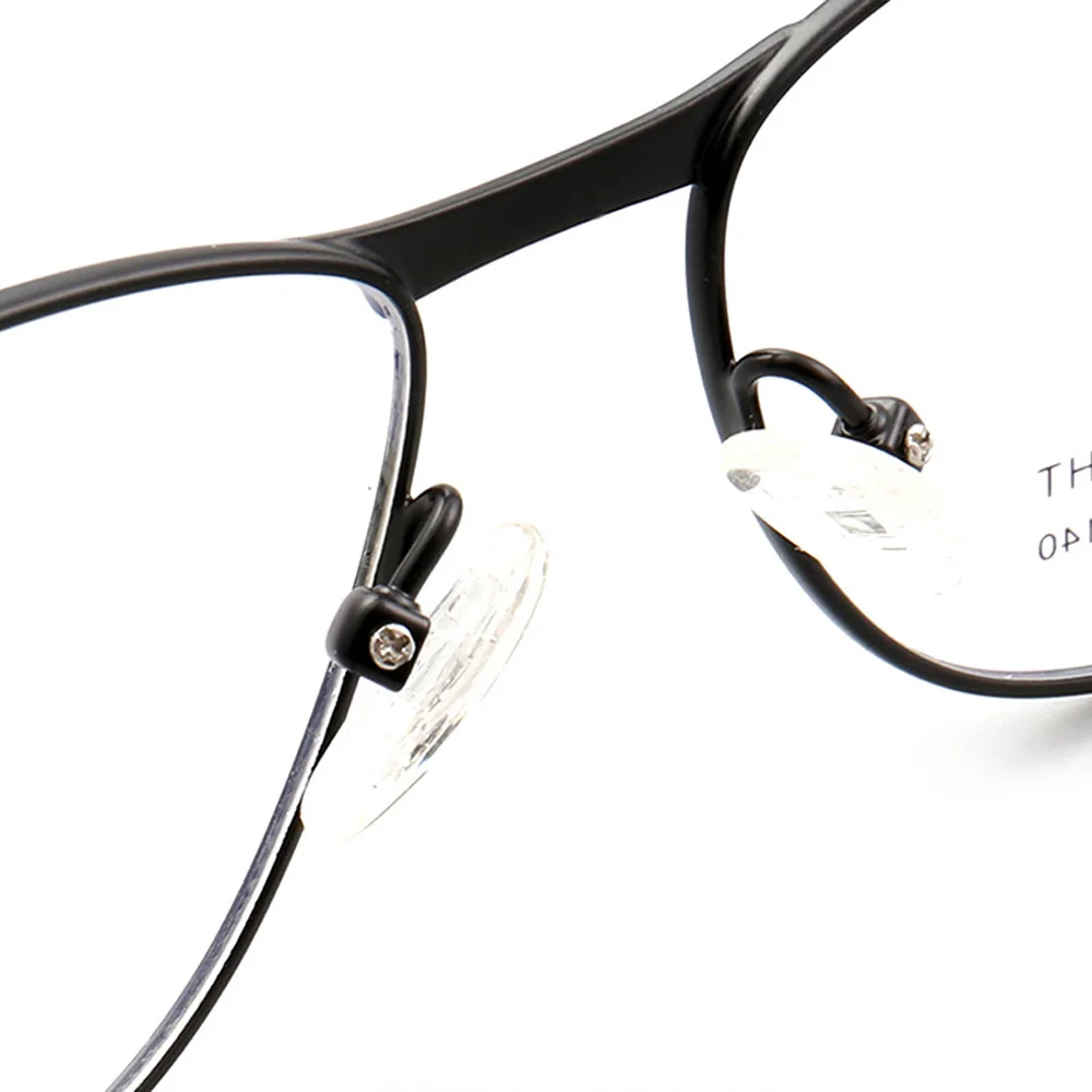 Men Trend Ultralight Alloy Half-Rim Rectangular Custom Made Myopia Glasses -1 to -6 Reading Glasses +1 to +4