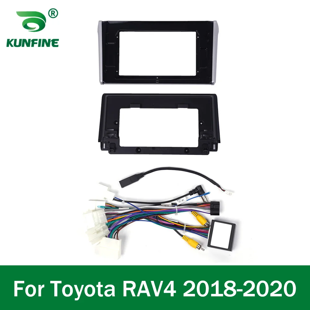 Автомобильный GPS-навигатор, стерео для Toyota RAV4 2018 -2020, радиоприемник, панель, рамка, подходит для 2Din10 дюймов, экран головного устройства