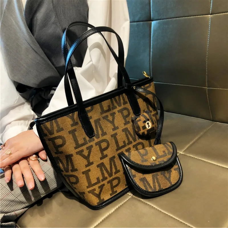 

2021 New Leather Fashion Large-capacity Handbag Trendy Versatile Shoulder Tote Bag Bags for Women Purses and Handbags Luxury Gg