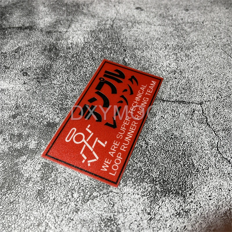 Декоративный наклейка для автомобиля DXYMOO в стиле Japan Super Technical Loop Runner Racing Team с графикой авто треугольник на мотоциклетных шлемах.