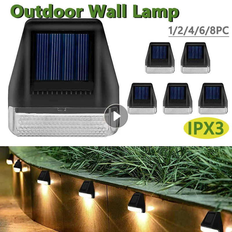 

Solar Lights Outdoor LED Wall Lamp Motion Sensor Light Wide Angle Wireless Waterproof IP65 Wall Lights For Home Garden Decor