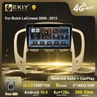 Автомобильное радио EKIY QLED 1280*720, Android 10, 6 ГБ + 128 Гб, для Buick LaCrosse 2009-2013, мультимедийный плеер, GPS-навигация, стерео