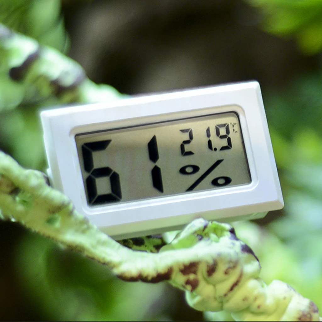 Электронный восхождение термометр для питомца мини гигрометр ЖК дисплей Дисплей