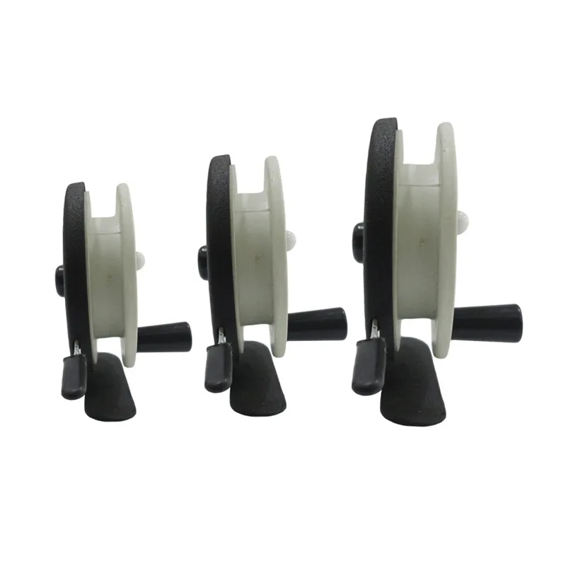 Рыболовные катушки для зимней рыбалки удочки ледяной мухи спиннинг простые