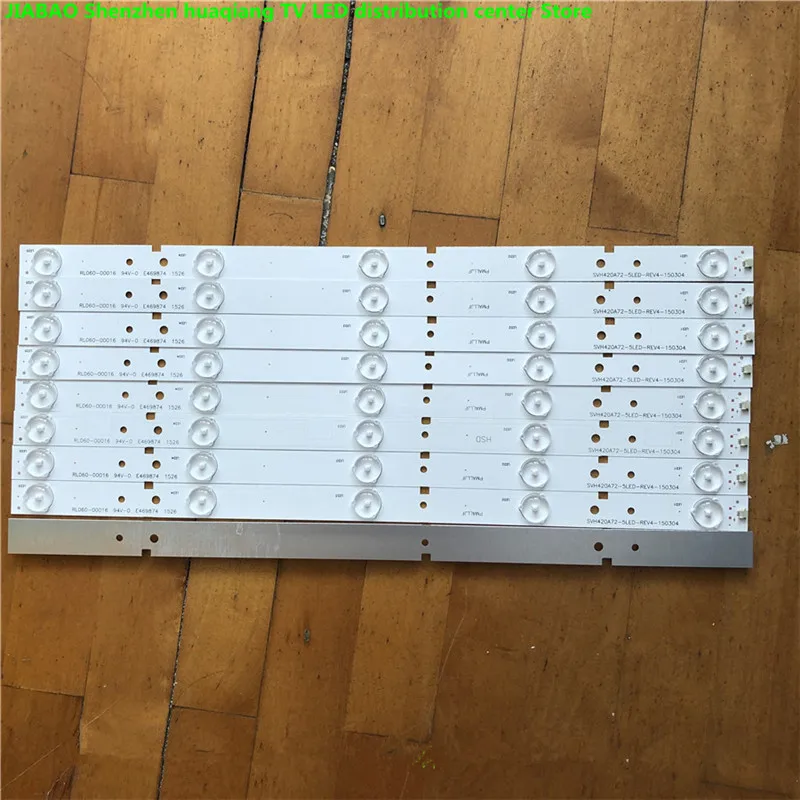 Светодиодная подсветка LED новая 100% FOR SVH420A72-REV3-5LED-130114 LED42EC260JD LED42K20JD LED42EC260 ED42K30JD 420MM 5LED.