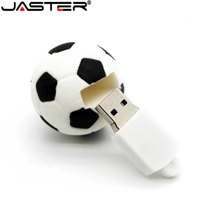 USB флеш накопитель JASTER в виде футбольного мяча 2 0 4/8/16/32/64 ГБ|USB флэш-накопители| |