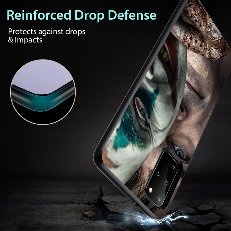 

Marvel joker for Samsung Galaxy S21 S20 FE Ultra Lite S10 5G S10E S9 S8 Plus Black Soft Phone Case