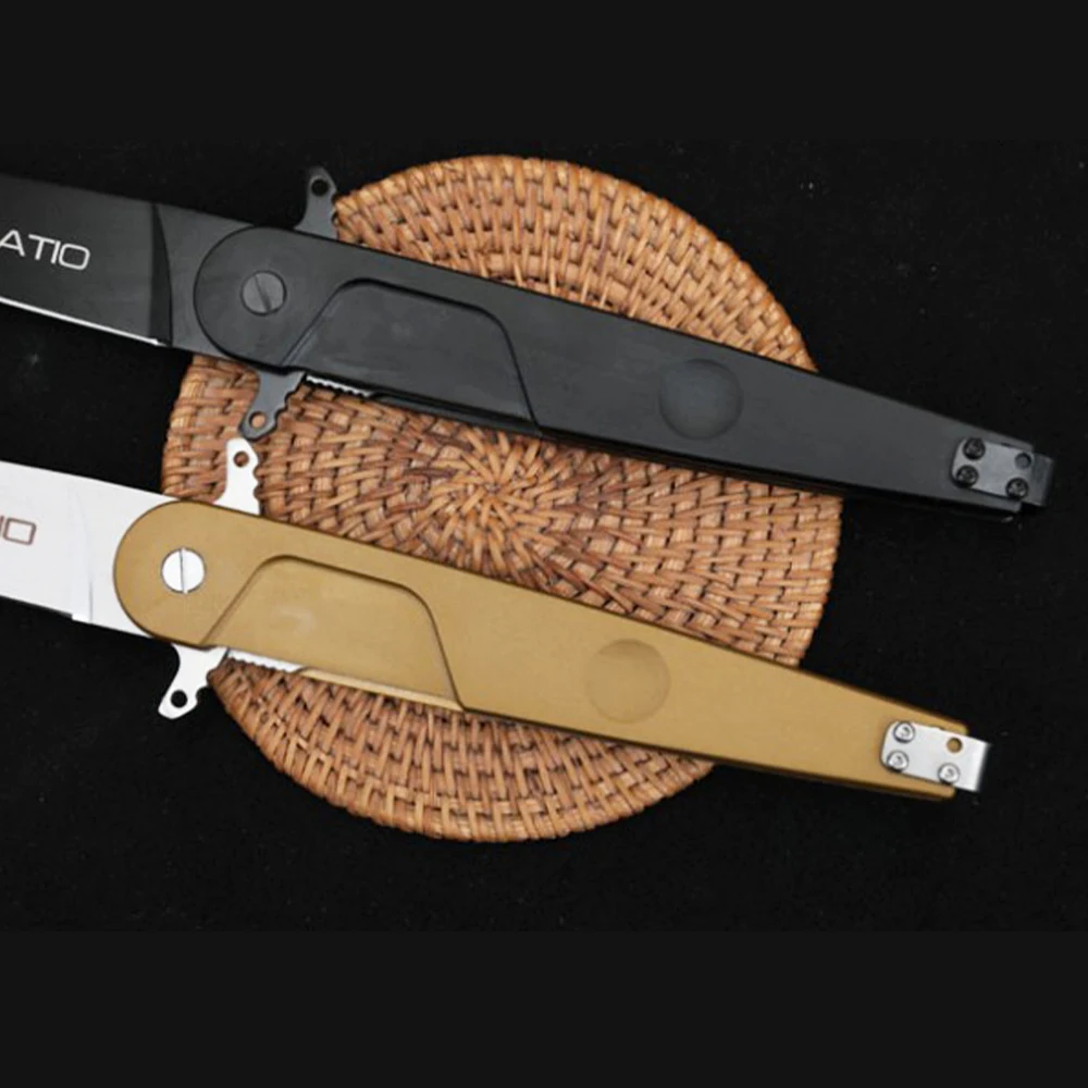 

MANCROZ Outdoor Folding Knife N690 Blade 6061 Aluminum Handle High Hardness Tactical Knives EXTREMA BD4