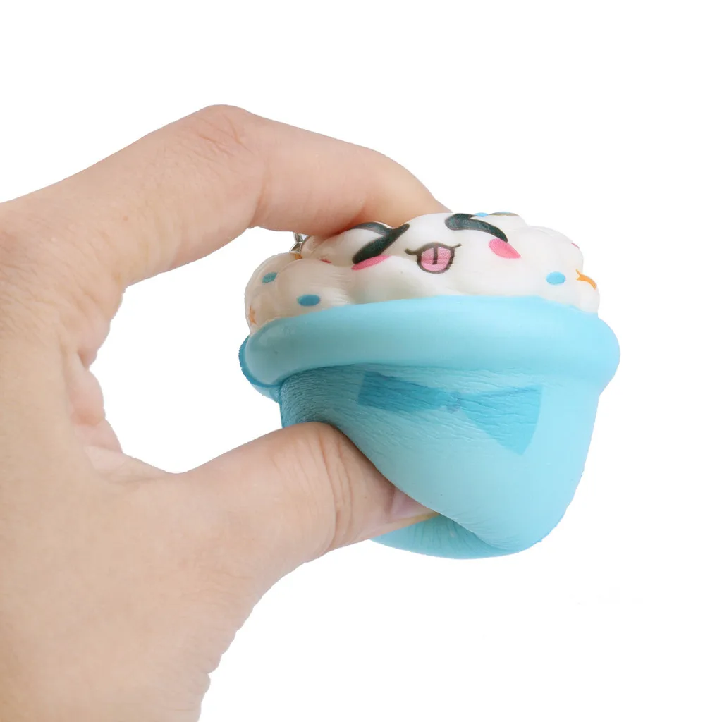 Мягкое Kawaii Мороженое медленно растет крем душистый брелок для снятия стресса