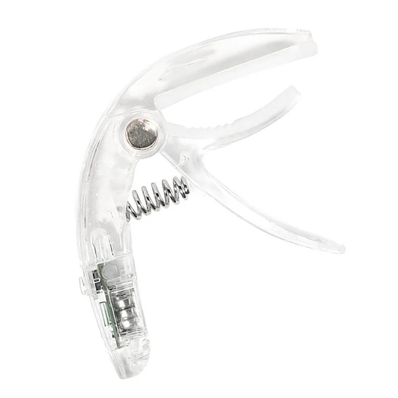 

Guitar Capo Professional Clamp Musical Instrument Acoustic Electric Vibration Gradient Flash Colorful Glowing Capo Tone
