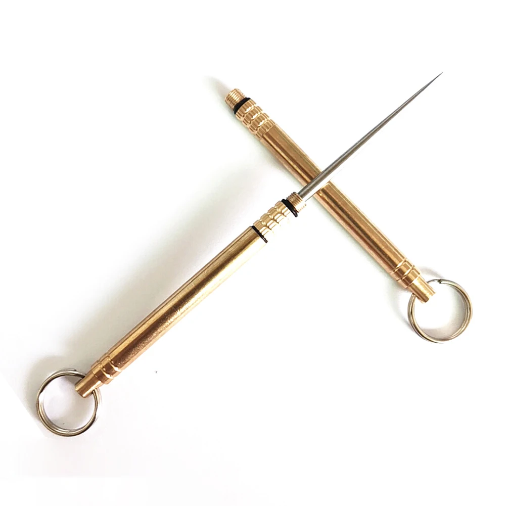 Переносной титановый сплав зубочистки Карманный держатель для открытого