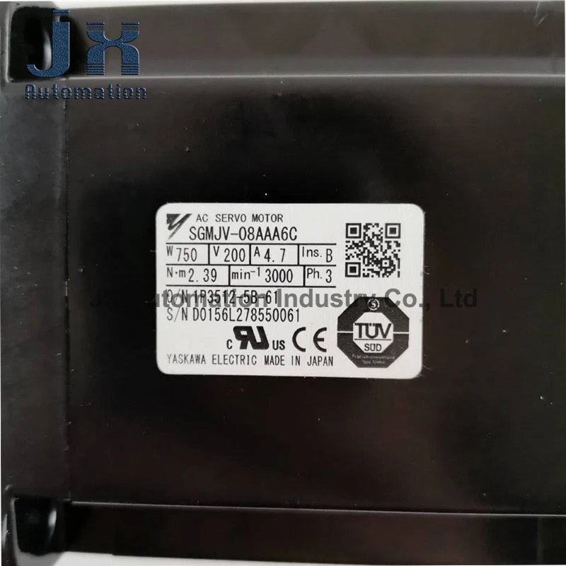 Оригинальный серводвигатель переменного тока SGMJV Series 200V 3000RPM 400W / 750W |