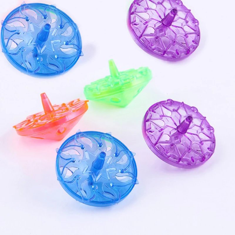 10 шт. пластиковые прозрачные спиннинговые топы для девочек и мальчиков|Сувениры