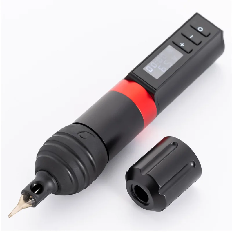 Новая беспроводная тату машинка с цифровым дисплеем ручка аккумулятором