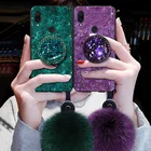 Чехол для Xiaomi Redmi Note 7, 6 Pro, 5 Plus, 7A, 6A, 5A, с держателем из золотой фольги